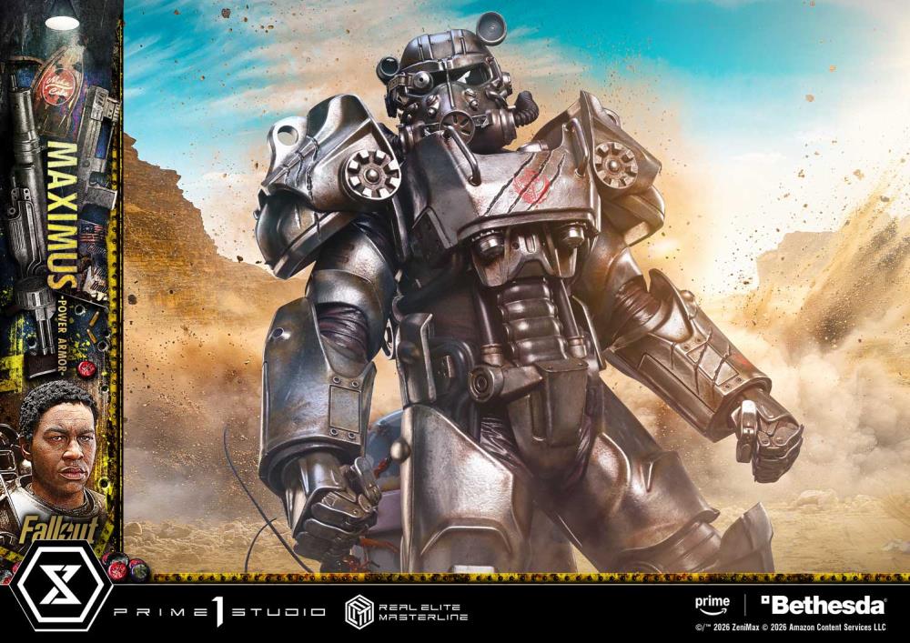Fallout (TV Series) Real Elite Masterline Maximus (Power Armor Deluxe Ver.) 1/4 Scale Limited Edition Statue (With Bonus) Gallery Image 55