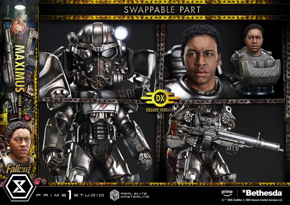 Fallout (TV Series) Real Elite Masterline Maximus (Power Armor Deluxe Ver.) 1/4 Scale Limited Edition Statue (With Bonus) Gallery Image 8