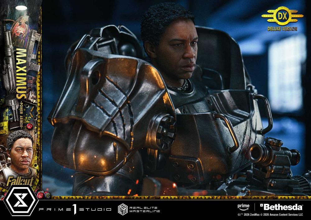 Fallout (TV Series) Real Elite Masterline Maximus (Power Armor Deluxe Ver.) 1/4 Scale Limited Edition Statue (With Bonus) Gallery Image 65