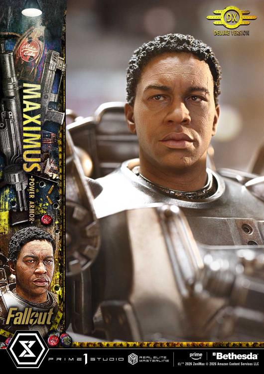 Fallout (TV Series) Real Elite Masterline Maximus (Power Armor Deluxe Ver.) 1/4 Scale Limited Edition Statue (With Bonus) Gallery Image 53
