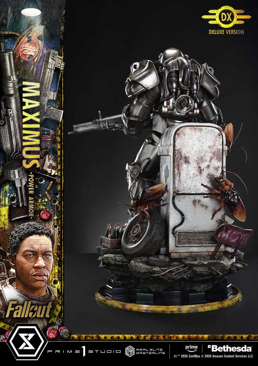 Fallout (TV Series) Real Elite Masterline Maximus (Power Armor Deluxe Ver.) 1/4 Scale Limited Edition Statue (With Bonus) Gallery Image 22