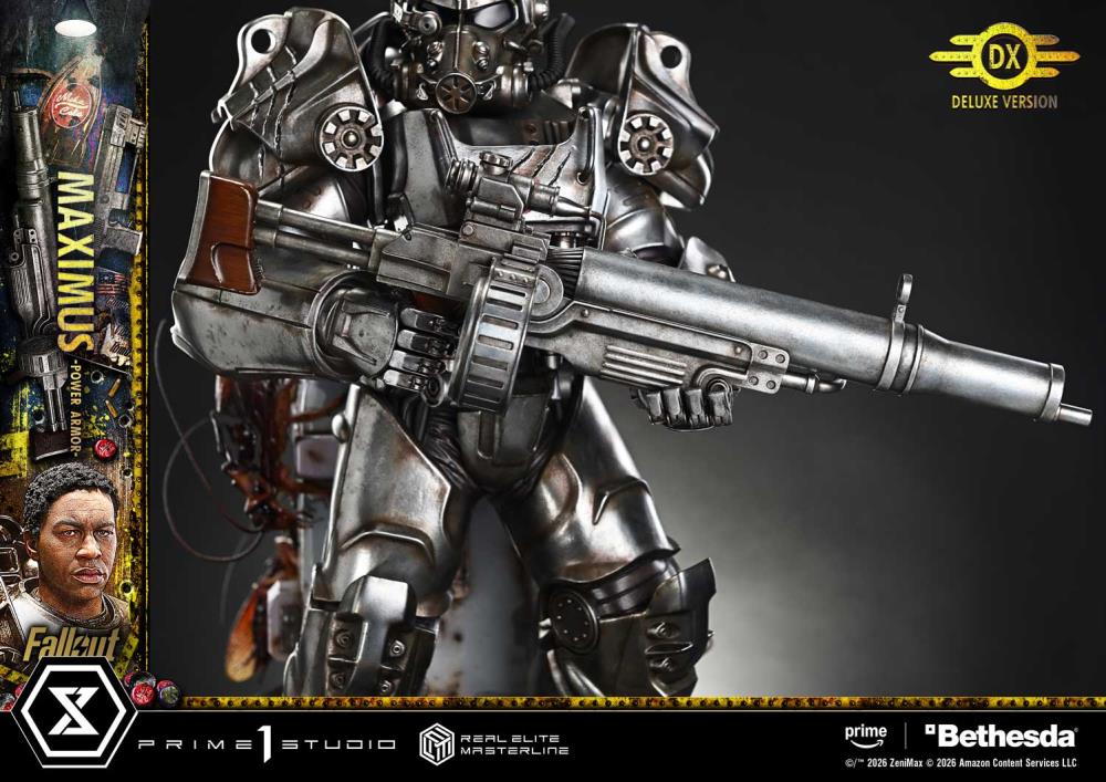Fallout (TV Series) Real Elite Masterline Maximus (Power Armor Deluxe Ver.) 1/4 Scale Limited Edition Statue (With Bonus) Gallery Image 17