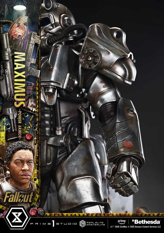 Fallout (TV Series) Real Elite Masterline Maximus (Power Armor Deluxe Ver.) 1/4 Scale Limited Edition Statue (With Bonus) Gallery Image 29