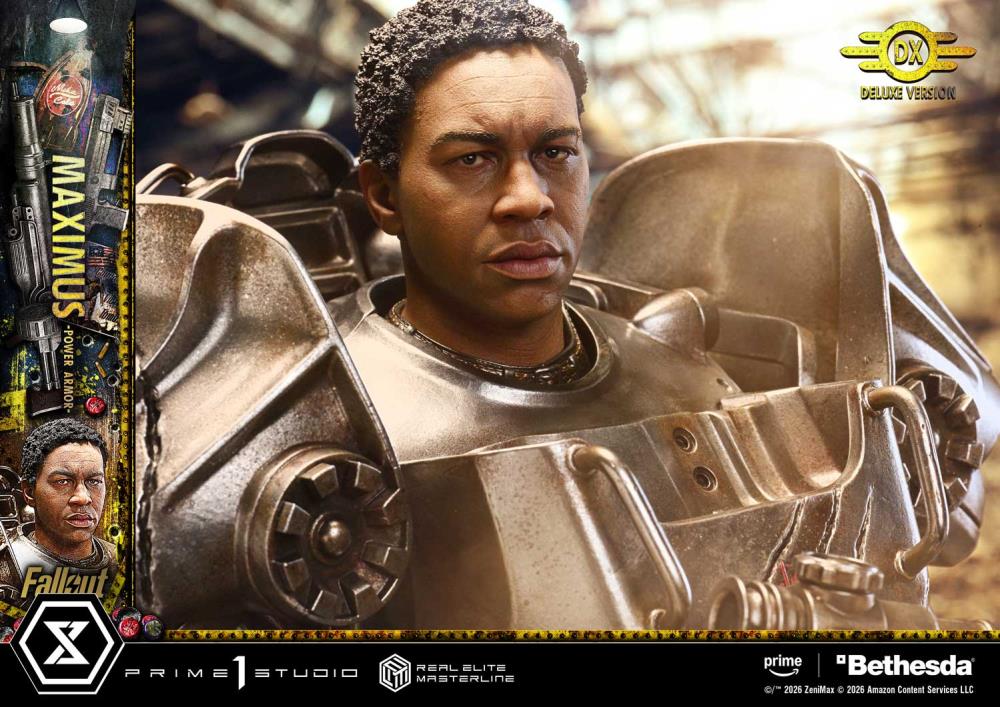 Fallout (TV Series) Real Elite Masterline Maximus (Power Armor Deluxe Ver.) 1/4 Scale Limited Edition Statue (With Bonus) Gallery Image 47