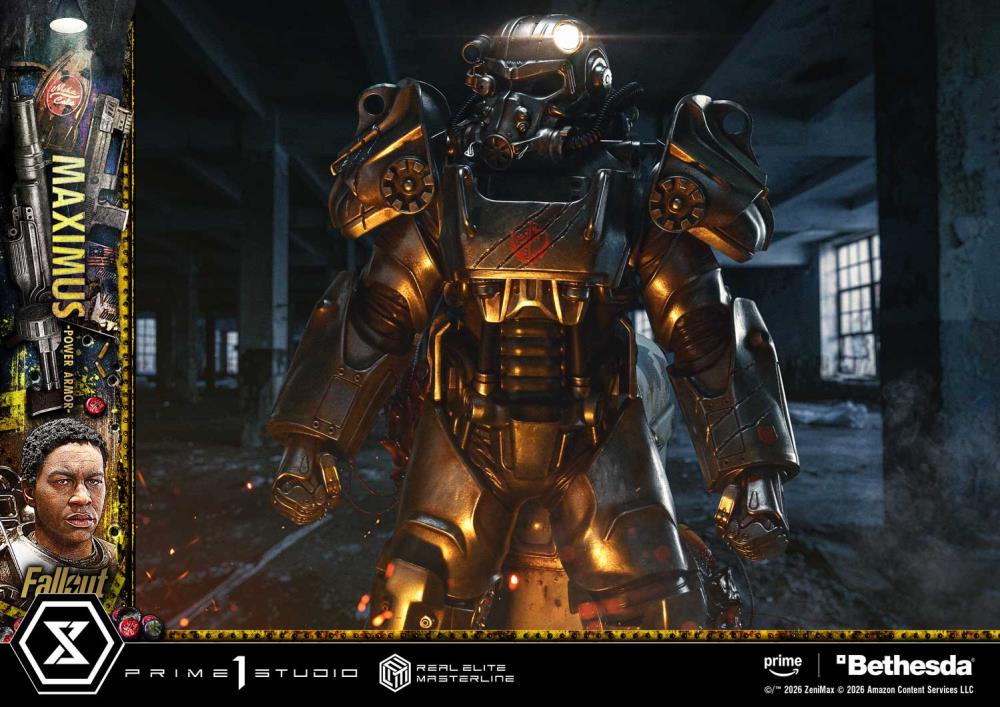 Fallout (TV Series) Real Elite Masterline Maximus (Power Armor Deluxe Ver.) 1/4 Scale Limited Edition Statue (With Bonus) Gallery Image 71