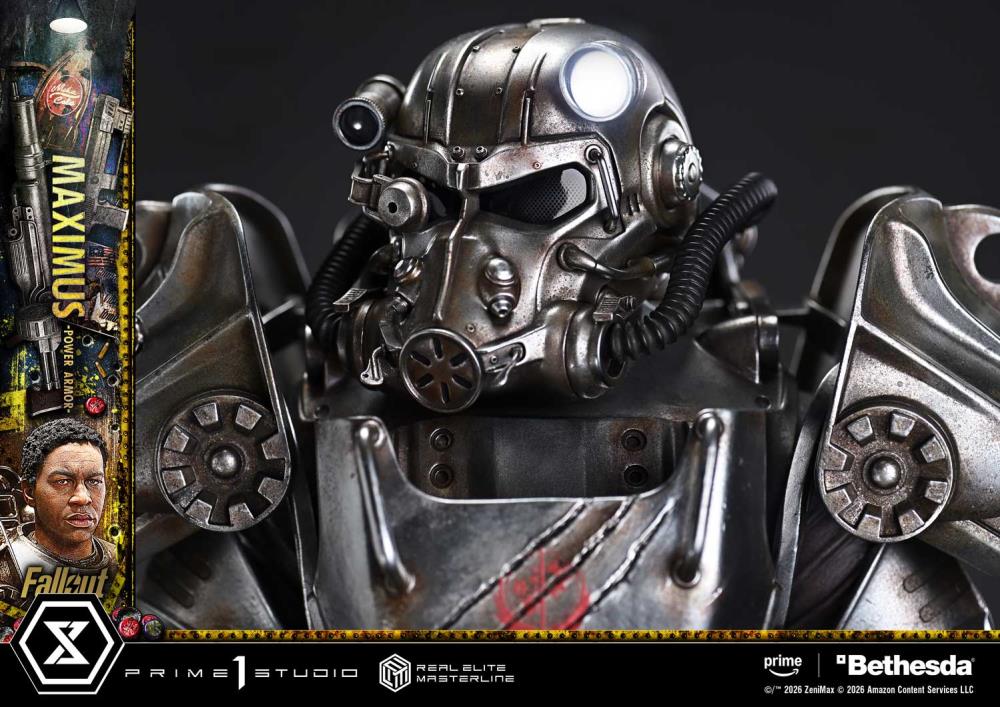 Fallout (TV Series) Real Elite Masterline Maximus (Power Armor Deluxe Ver.) 1/4 Scale Limited Edition Statue (With Bonus) Gallery Image 35