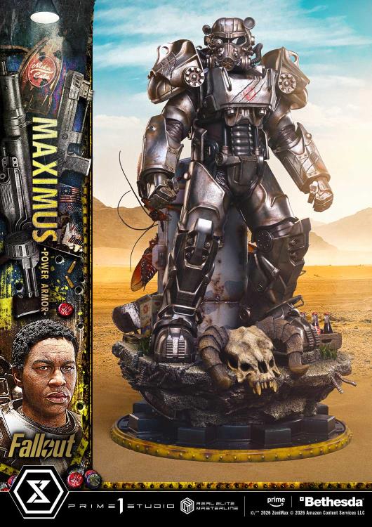 Fallout (TV Series) Real Elite Masterline Maximus (Power Armor Deluxe Ver.) 1/4 Scale Limited Edition Statue (With Bonus) Gallery Image 49