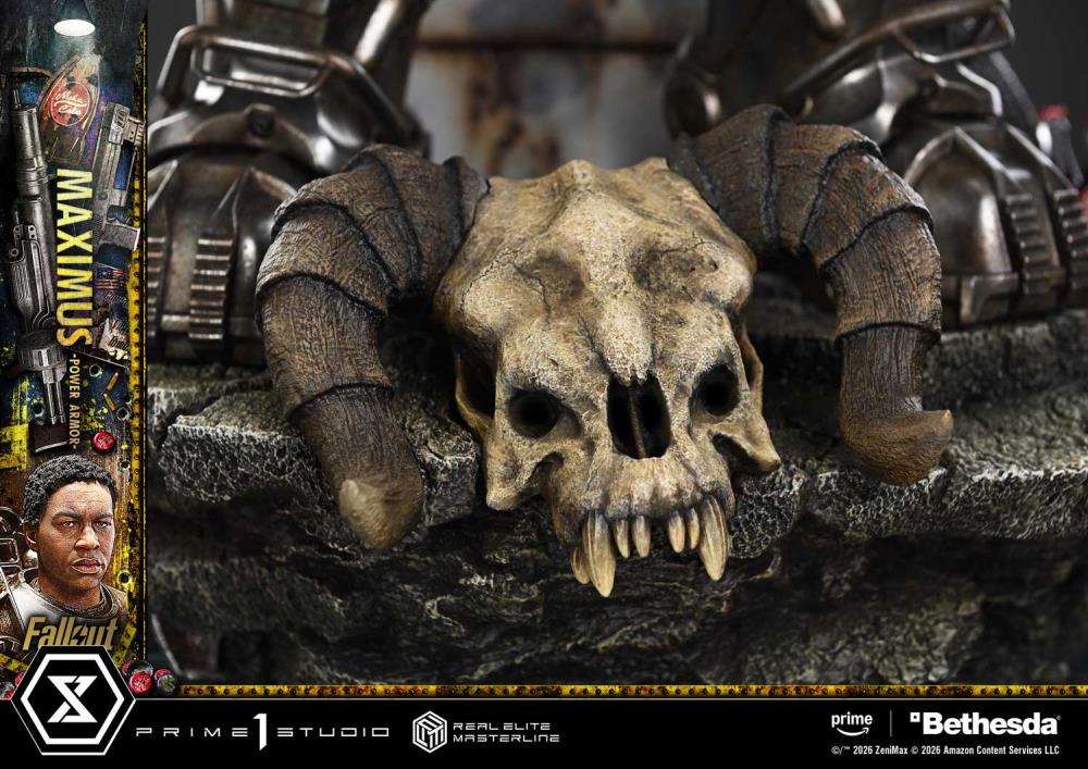 Fallout (TV Series) Real Elite Masterline Maximus (Power Armor Deluxe Ver.) 1/4 Scale Limited Edition Statue (With Bonus) Gallery Image 19
