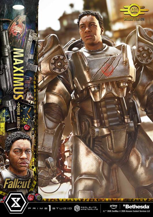 Fallout (TV Series) Real Elite Masterline Maximus (Power Armor Deluxe Ver.) 1/4 Scale Limited Edition Statue (With Bonus) Gallery Image 59