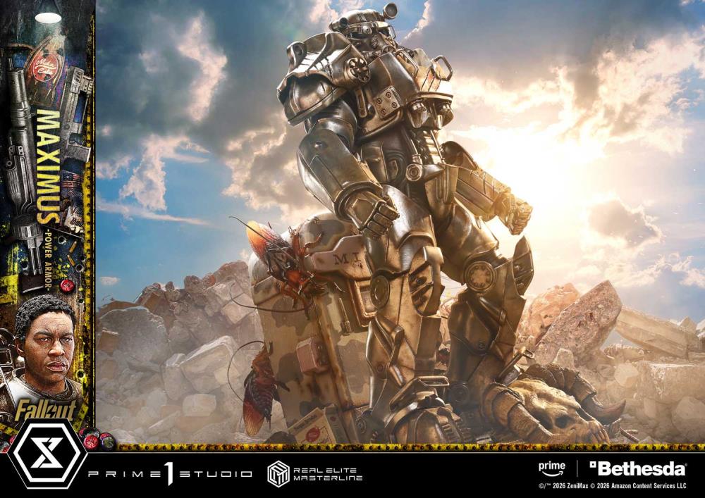 Fallout (TV Series) Real Elite Masterline Maximus (Power Armor Deluxe Ver.) 1/4 Scale Limited Edition Statue (With Bonus) Gallery Image 72