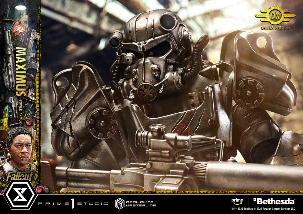 Fallout (TV Series) Real Elite Masterline Maximus (Power Armor Deluxe Ver.) 1/4 Scale Limited Edition Statue (With Bonus) Gallery Image 61