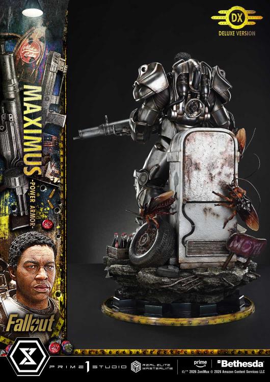 Fallout (TV Series) Real Elite Masterline Maximus (Power Armor Deluxe Ver.) 1/4 Scale Limited Edition Statue (With Bonus) Gallery Image 26