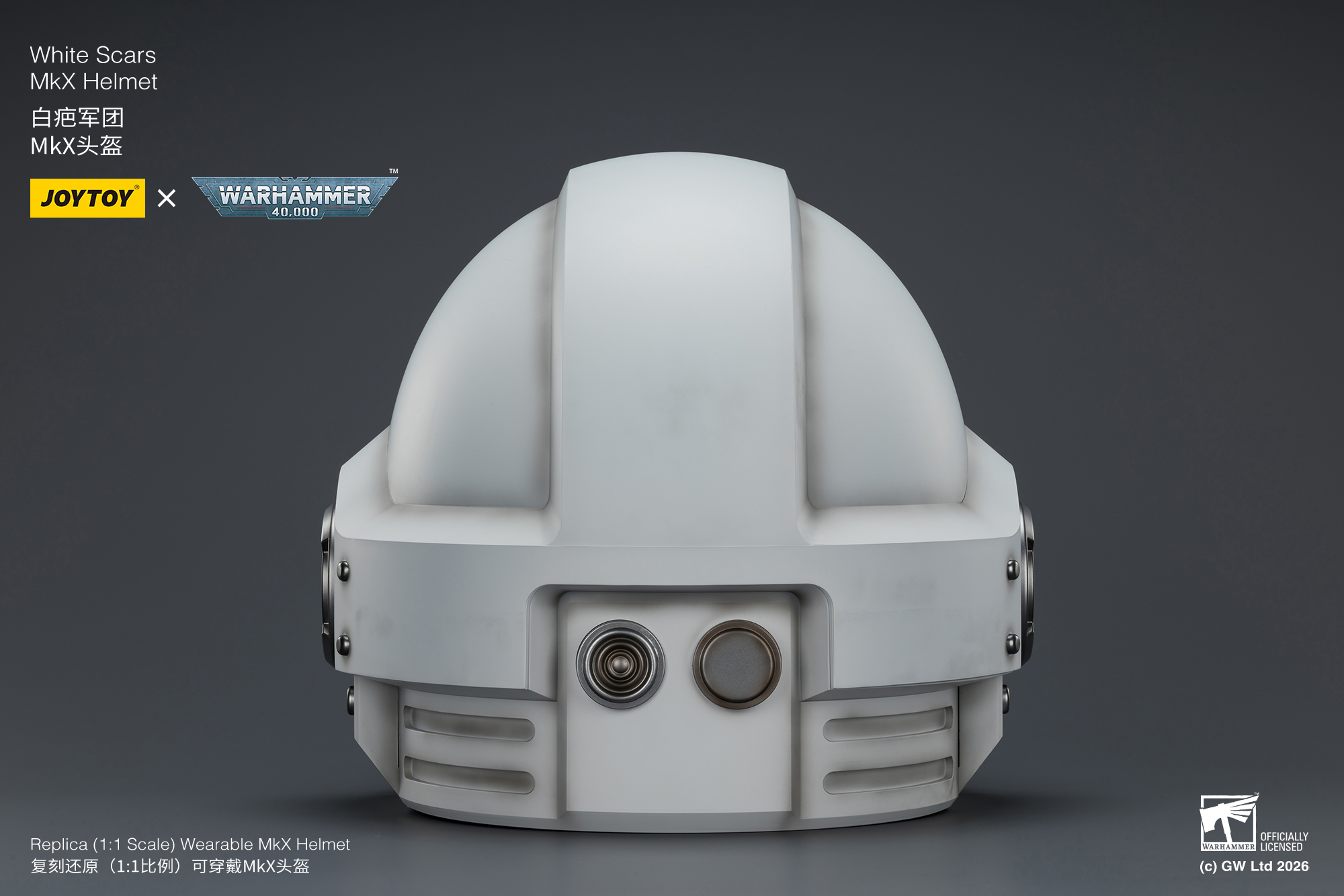 Warhammer 40,000 White Scars Mk X 1/1 Scale Helmet Replica Gallery Image 10