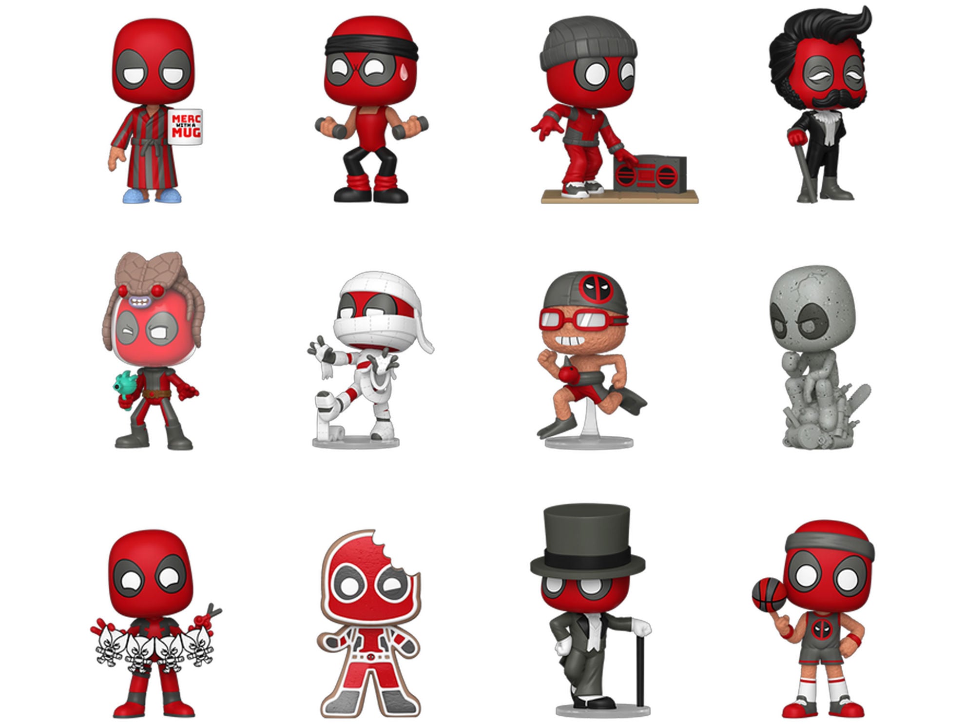 Random Figure Man Deadpool Classic Mystery Minis Box of 12 Random Figures