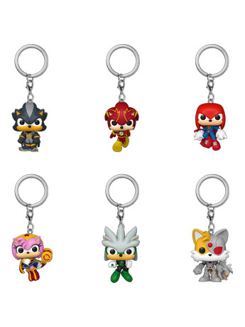 Justice League & Sonic Box of 12 Random Pocket Pop! Keychains Gallery Image 2