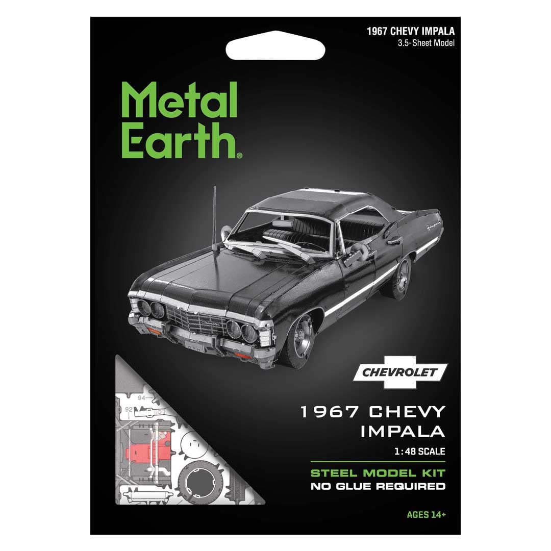 Metal Earth 1967 Chevy Impala 1/48 Scale Model Kit Gallery Image 7