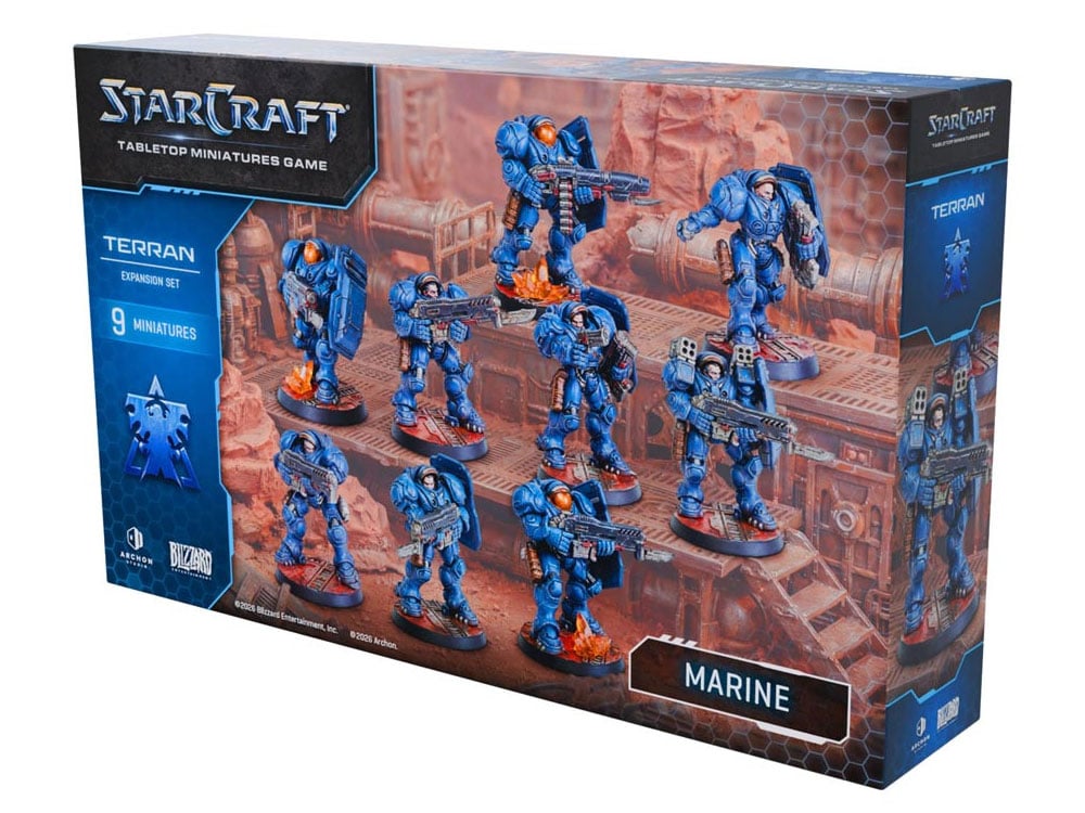 StarCraft the Miniatures Game: Terran: Marine Expansion Set Gallery Image 1