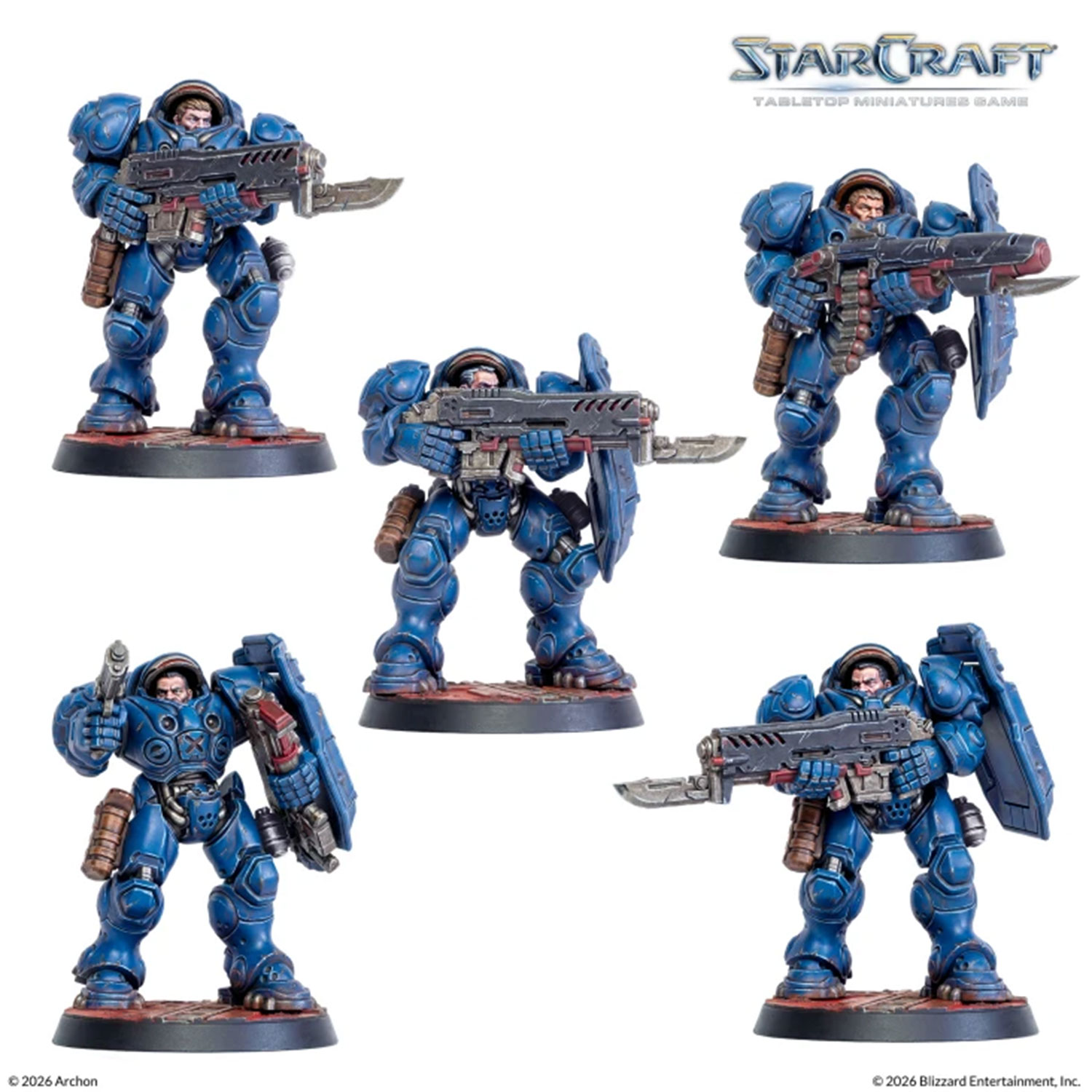 StarCraft the Miniatures Game: Terran: Marine Expansion Set Gallery Image 5