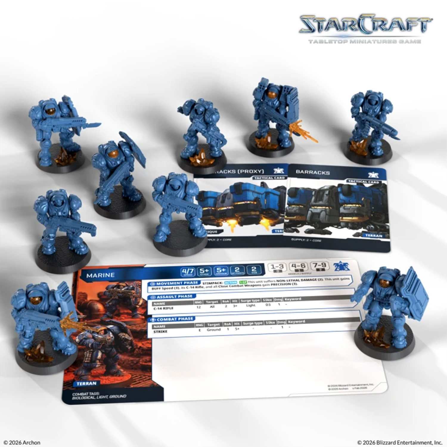 StarCraft the Miniatures Game: Terran: Marine Expansion Set Gallery Image 6