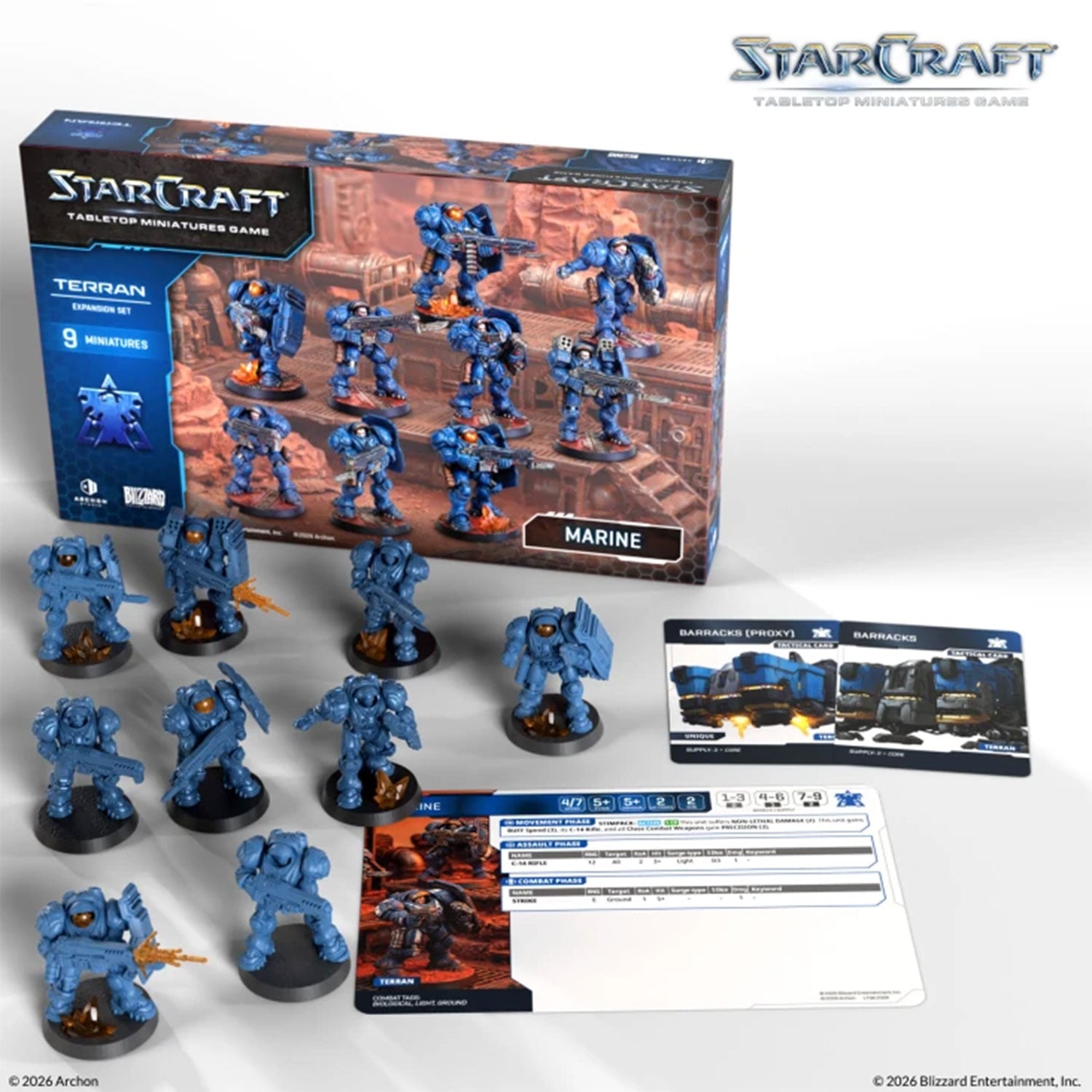 StarCraft the Miniatures Game: Terran: Marine Expansion Set Gallery Image 7