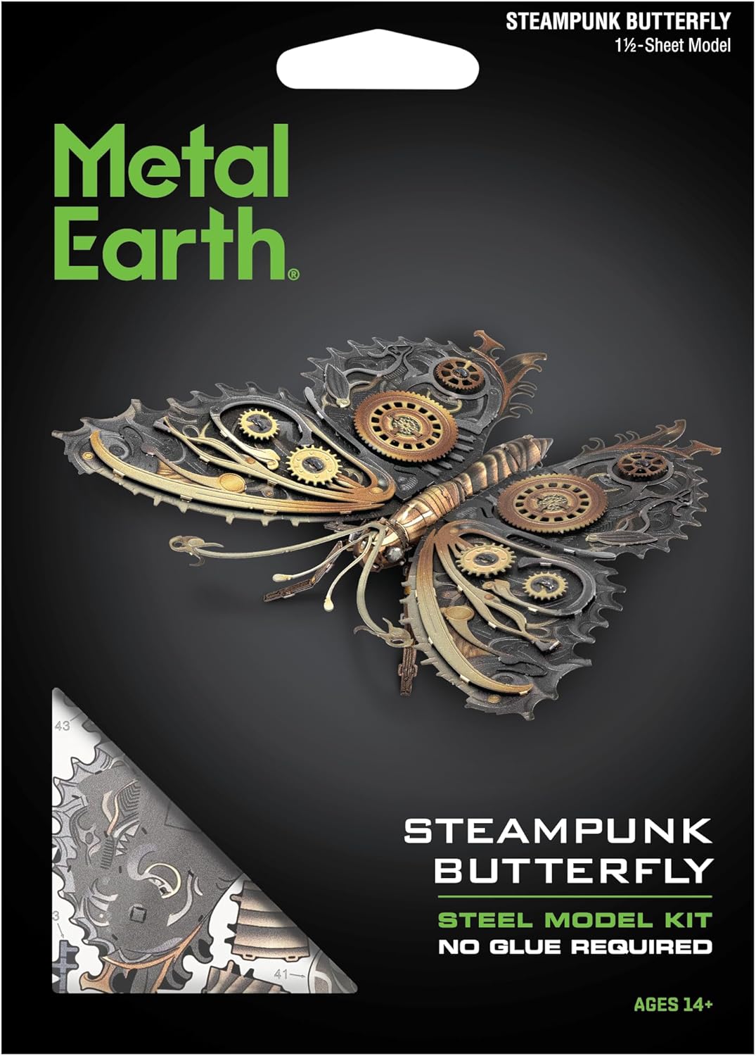 Metal Earth Steampunk Butterfly Model Kit Gallery Image 7