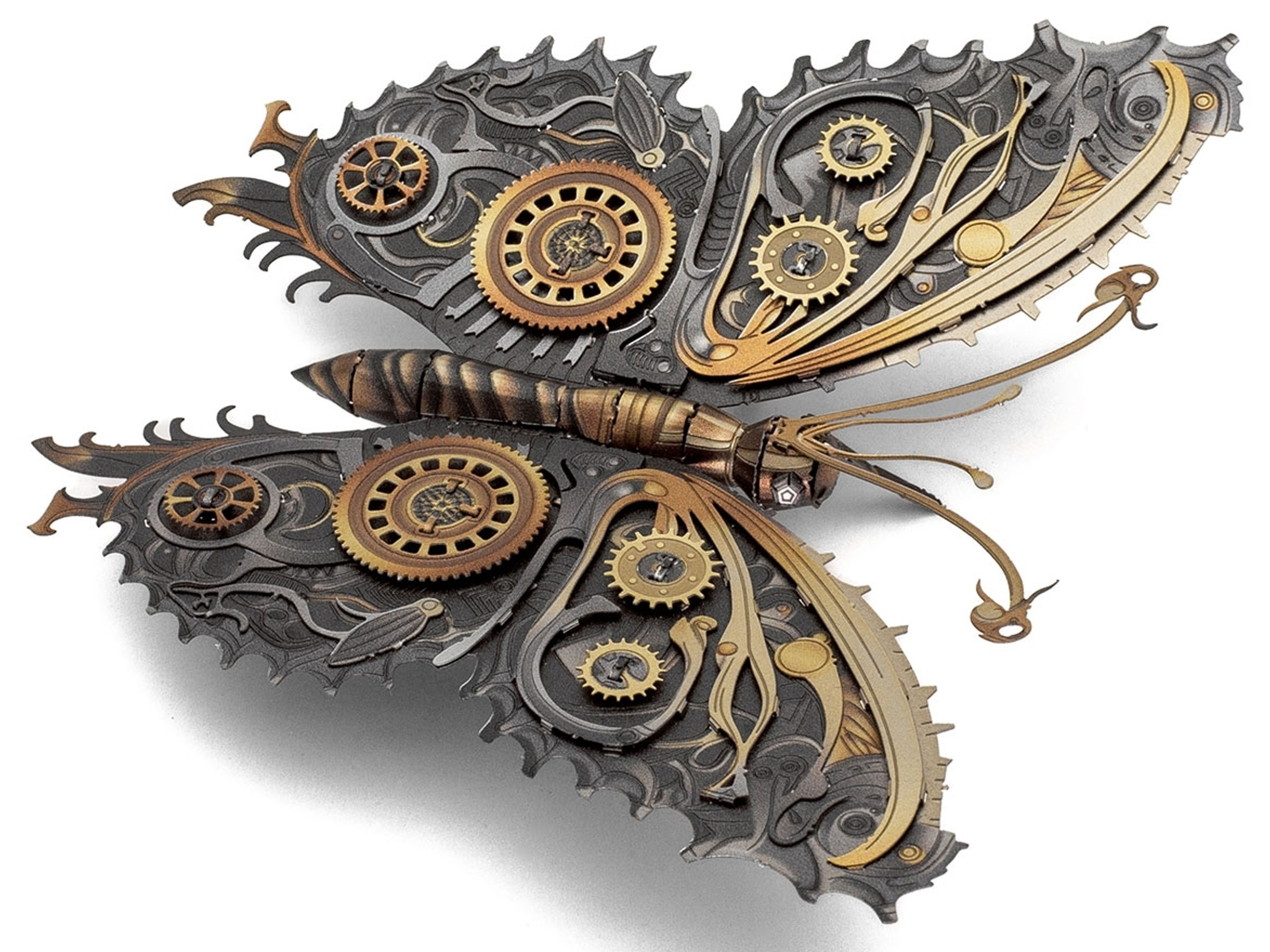 Metal Earth Steampunk Butterfly Model Kit Gallery Image 5