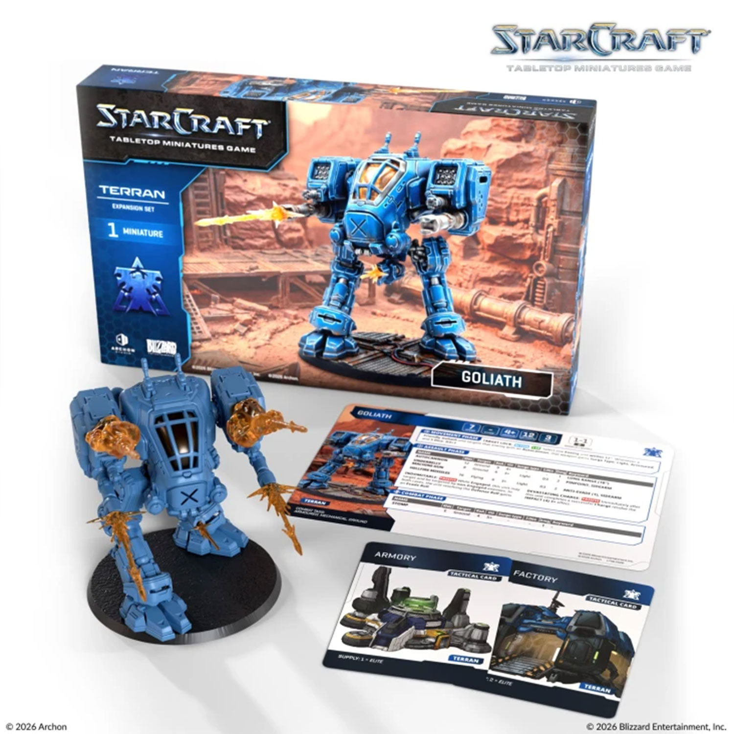 StarCraft the Miniatures Game: Terran: Goliath Expansion Set Gallery Image 6