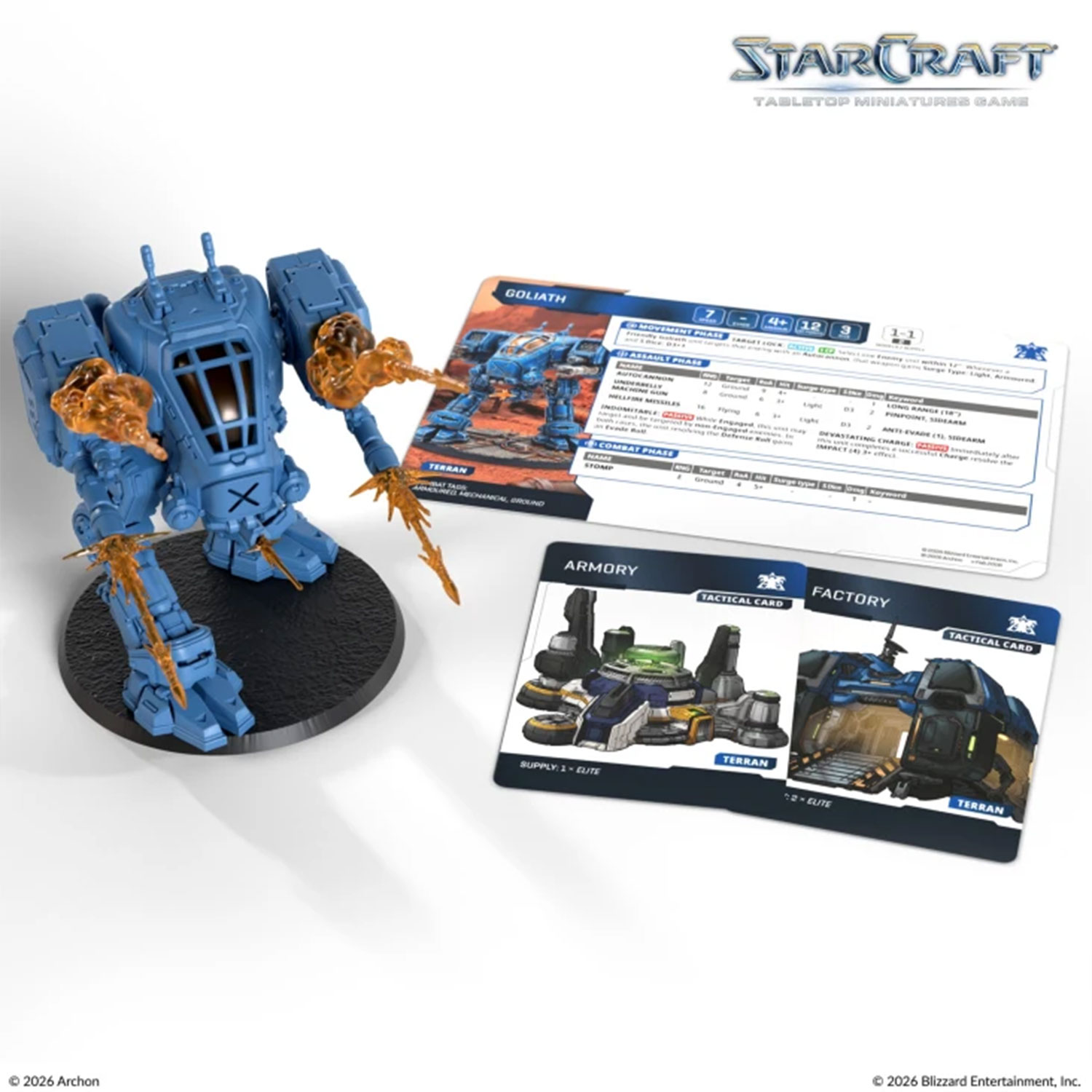 StarCraft the Miniatures Game: Terran: Goliath Expansion Set Gallery Image 5