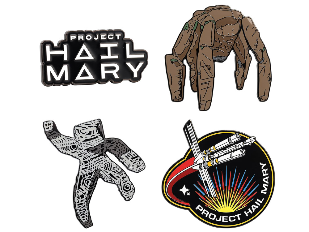 project hail mary ブリップC キセノナイト キーホルダーセット Project Hail Mary Enamel Pin Set