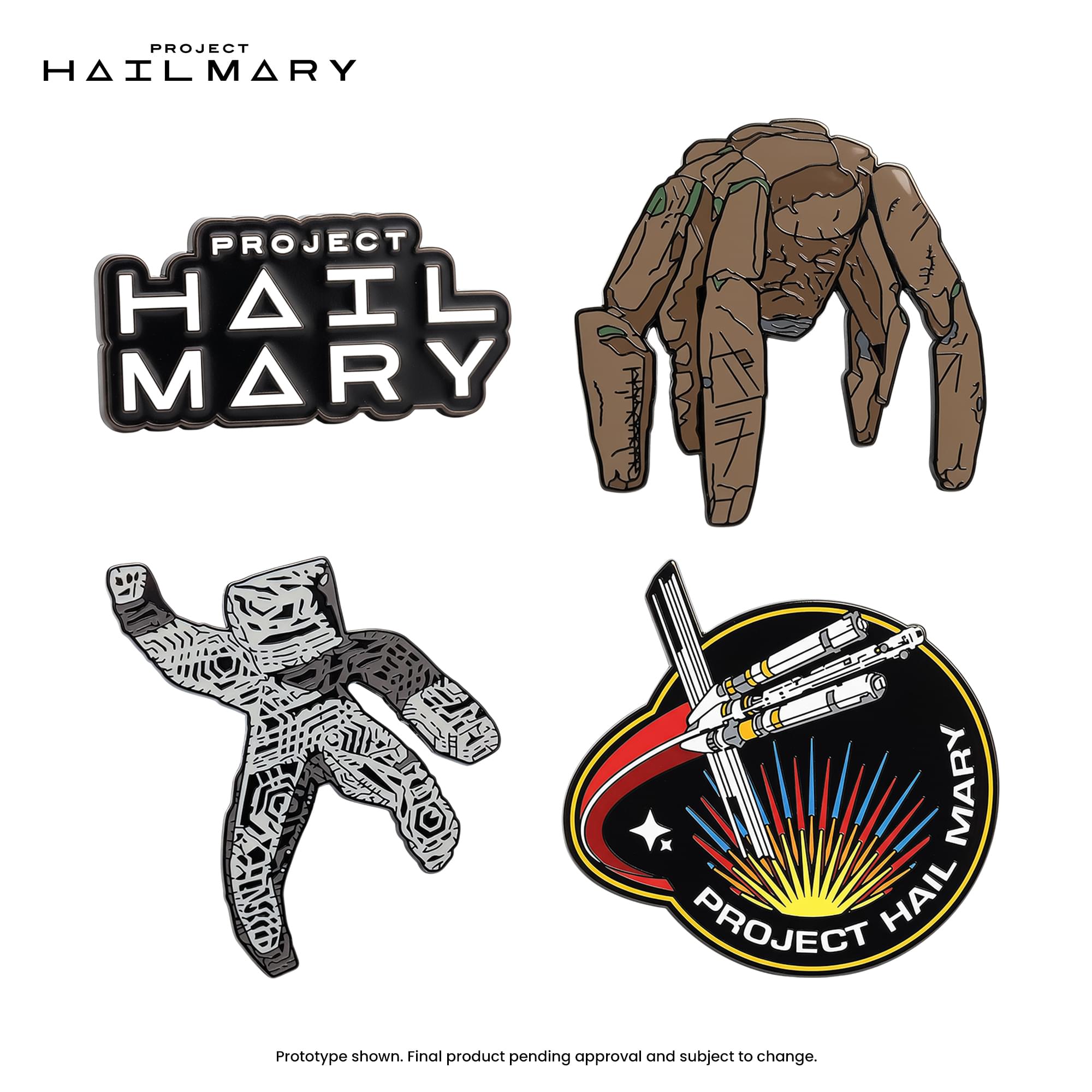 Project Hail Mary Enamel Pin Set