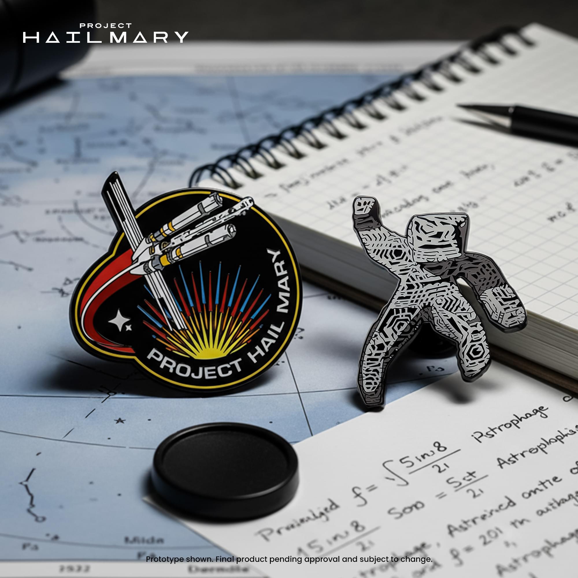 Project Hail Mary Enamel Pin Set