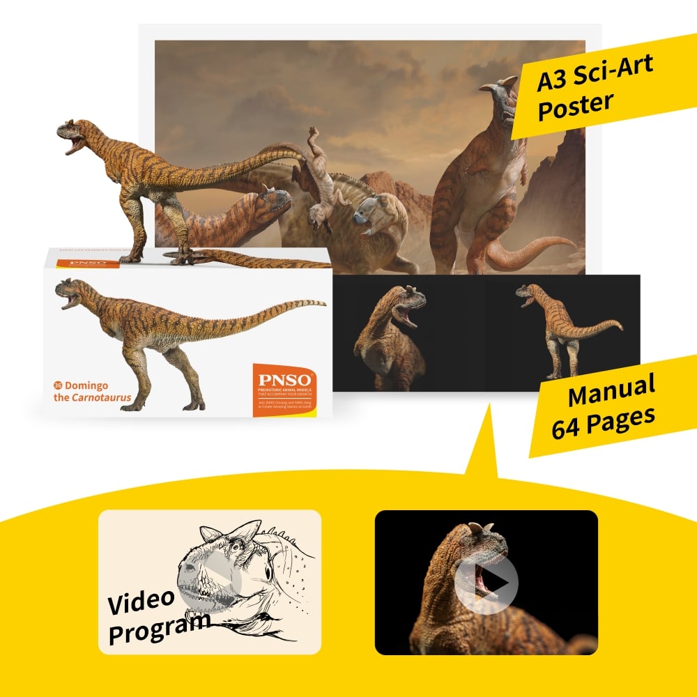 Prehistoric Animal Models Domingo the Carnotaurus Figure Gallery Image 8