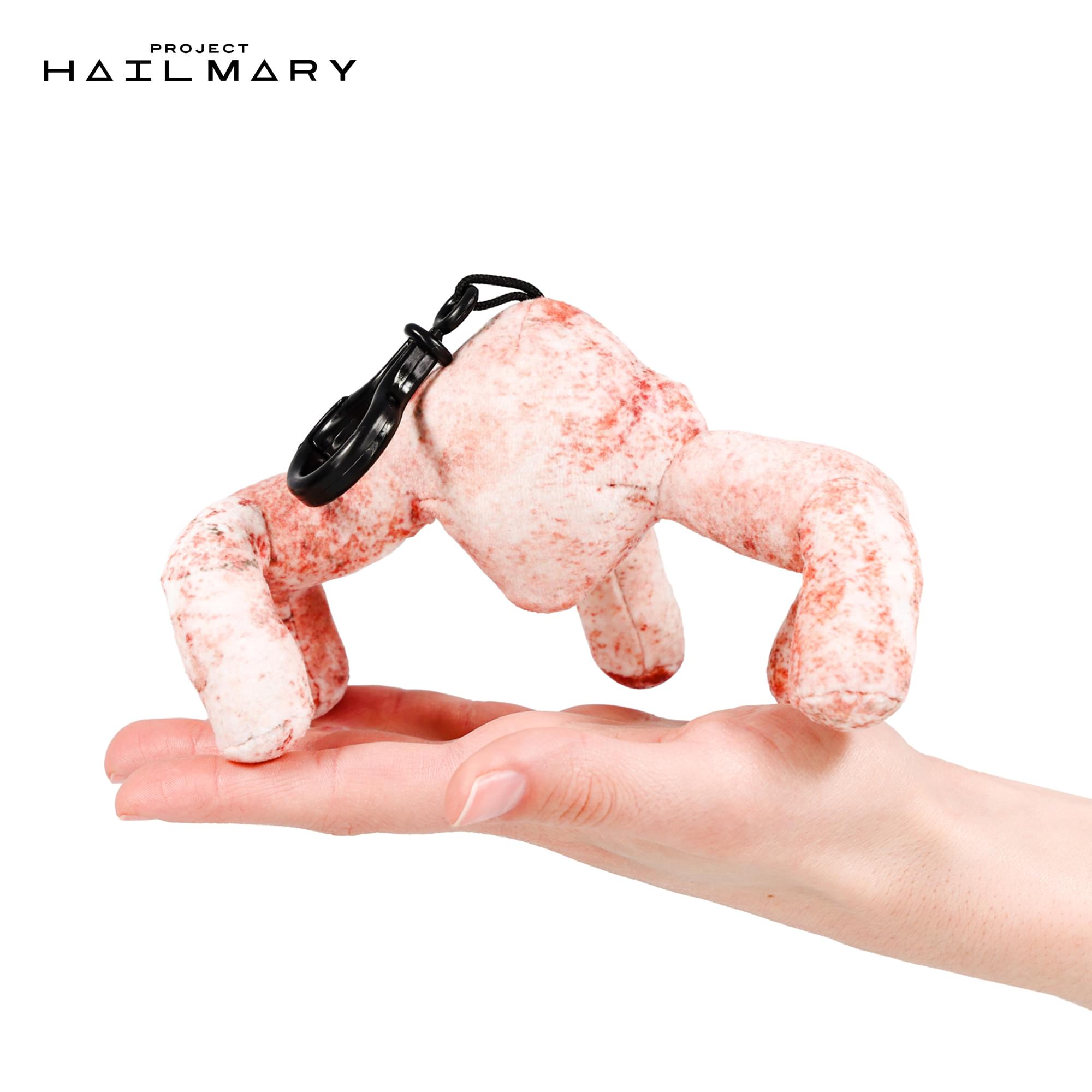 Project Hail Mary Pink Eridian Plush Backpack Clip Gallery Image 5