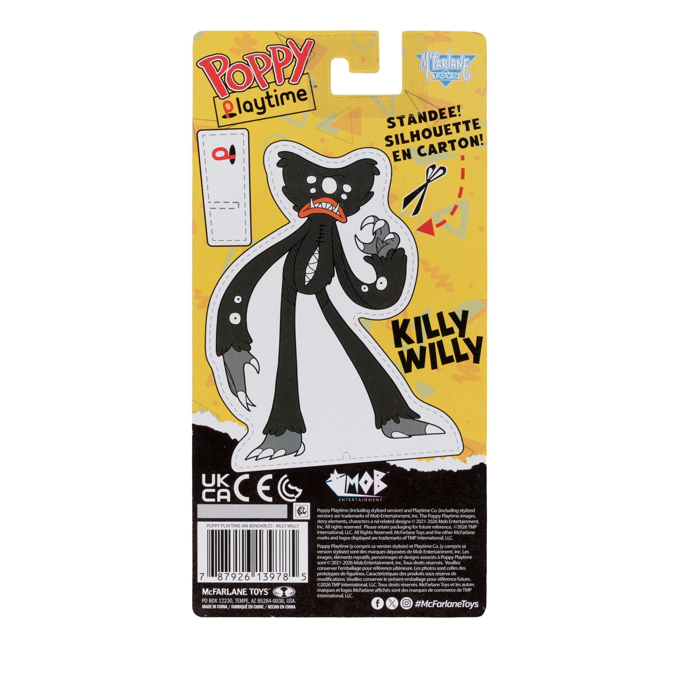 Poppy Playtime Killy Willy 4.5-Inch Bendy Figure Gallery Image 11