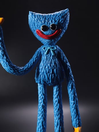 Poppy Playtime Huggy Wuggy 12-Inch Bendy Posable Figure Gallery Image 2