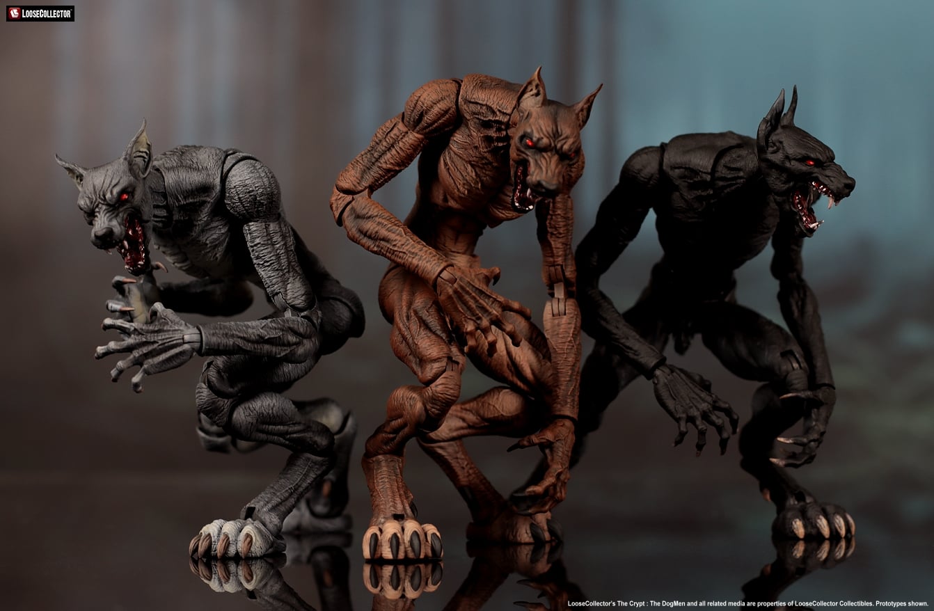The Crypt: Dogmen (Black) 1/12 Scale Action Figure Gallery Image 11