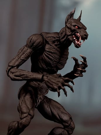 The Crypt: Dogmen (Black) 1/12 Scale Action Figure Gallery Image 2