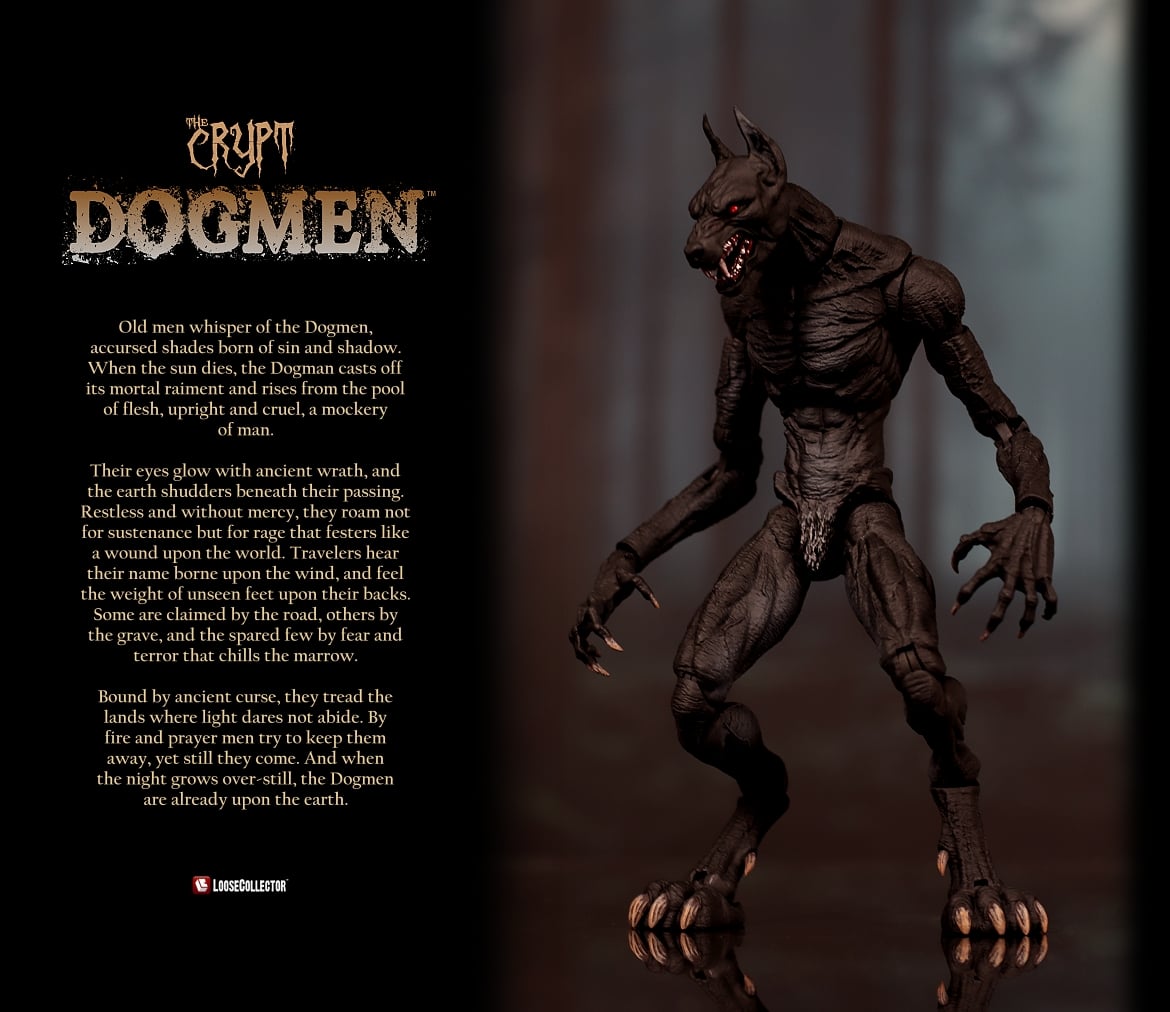 The Crypt: Dogmen (Black) 1/12 Scale Action Figure Gallery Image 14