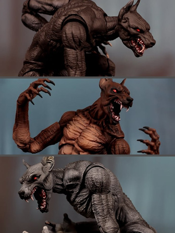 The Crypt: Dogmen Set of 3 Action Figures Gallery Image 2