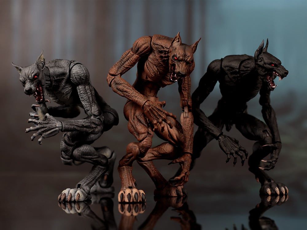 The Crypt: Dogmen Set of 3 Action Figures Gallery Image 1