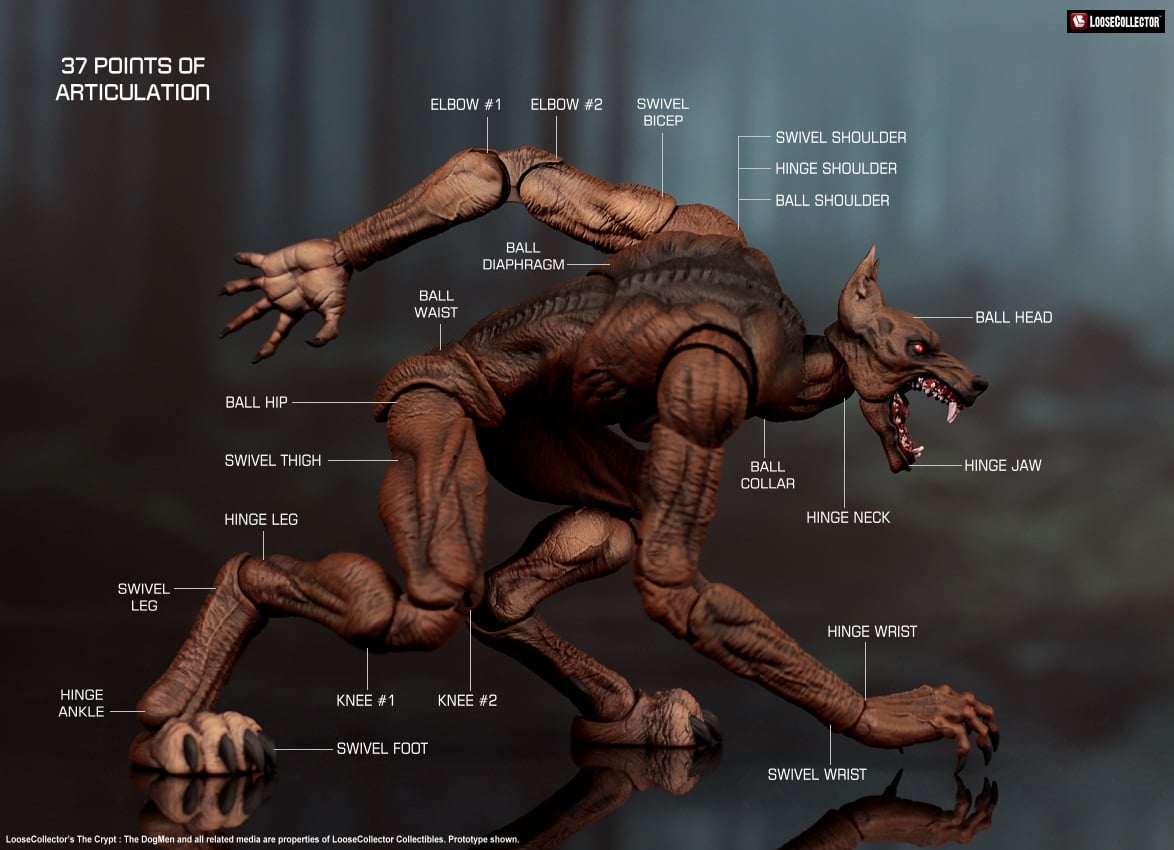 The Crypt: Dogmen Set of 3 Action Figures Gallery Image 26