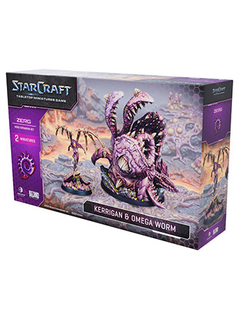 【未開封】Strong World ver.4 カエンカブト MV032 StarCraft the Miniatures Game: Zerg: Kerrigan & Omega Worm
