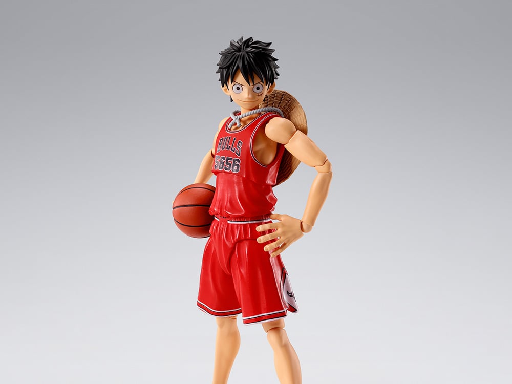 ワンピース　NBA ルフィ　フィギュア　CHICAGO BULLS One Piece x NBA S.H.Figuarts Monkey D. Luffy (Chicago Bulls