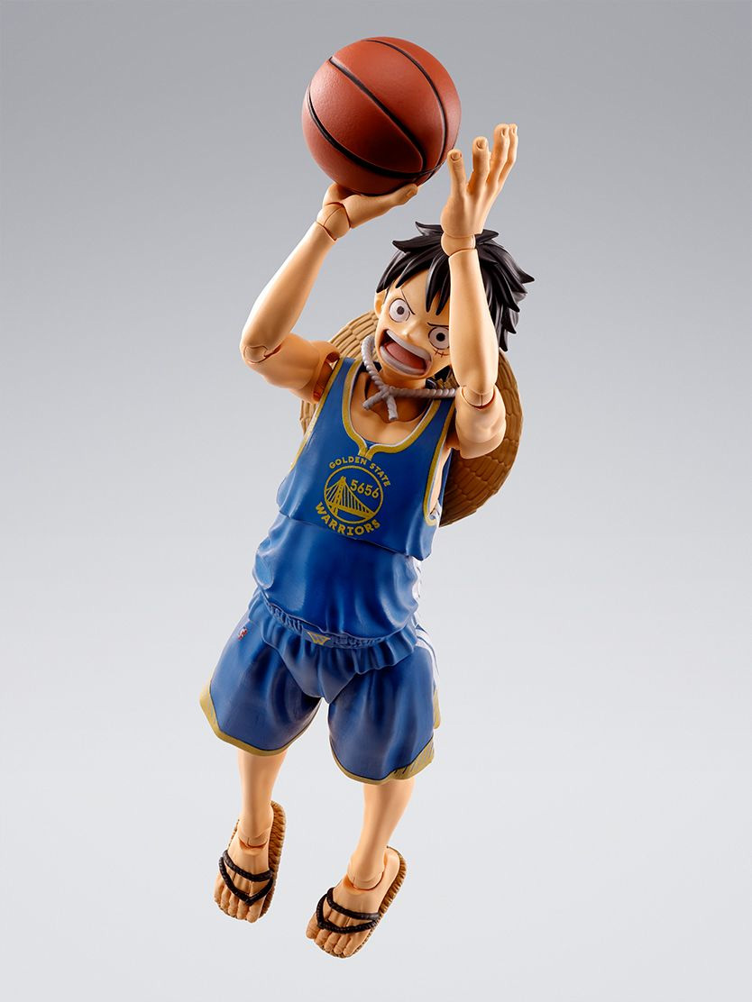 One Piece x NBA S.H.Figuarts Monkey D. Luffy (Golden State