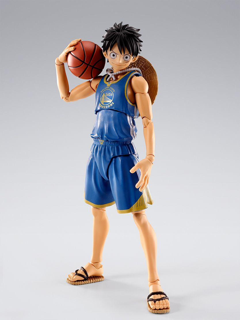 One Piece x NBA S.H.Figuarts Monkey D. Luffy (Golden State