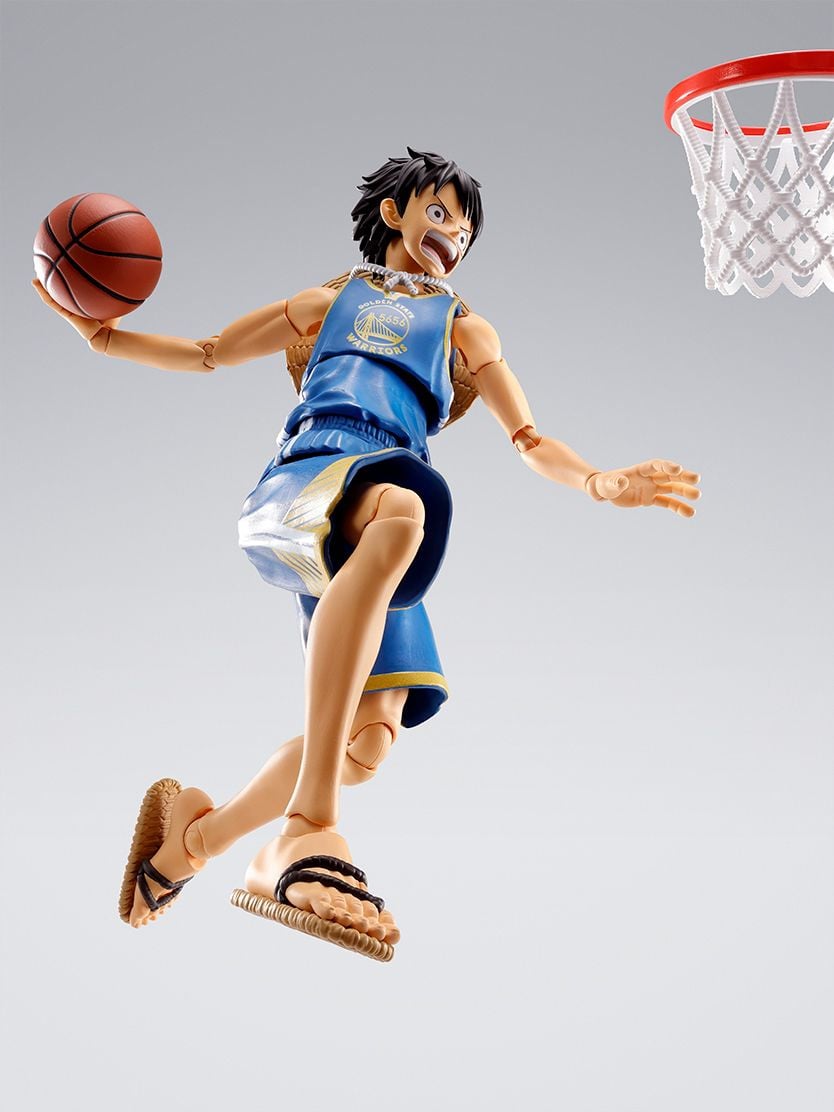 One Piece x NBA S.H.Figuarts Monkey D. Luffy (Golden State