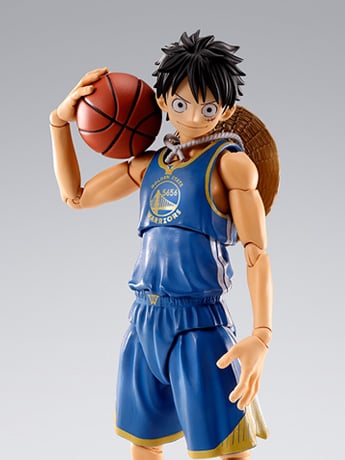 One Piece x NBA S.H.Figuarts Monkey D. Luffy (Golden State