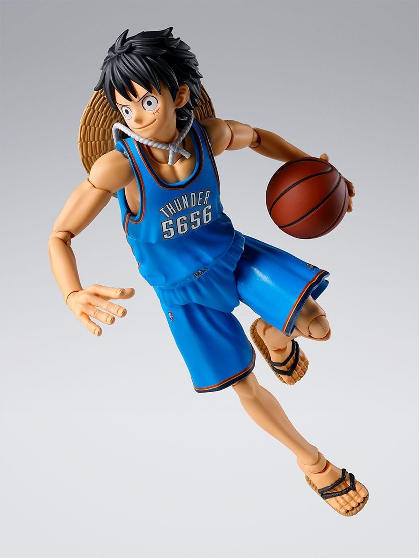One Piece x NBA S.H.Figuarts Monkey D. Luffy (Oklahoma City