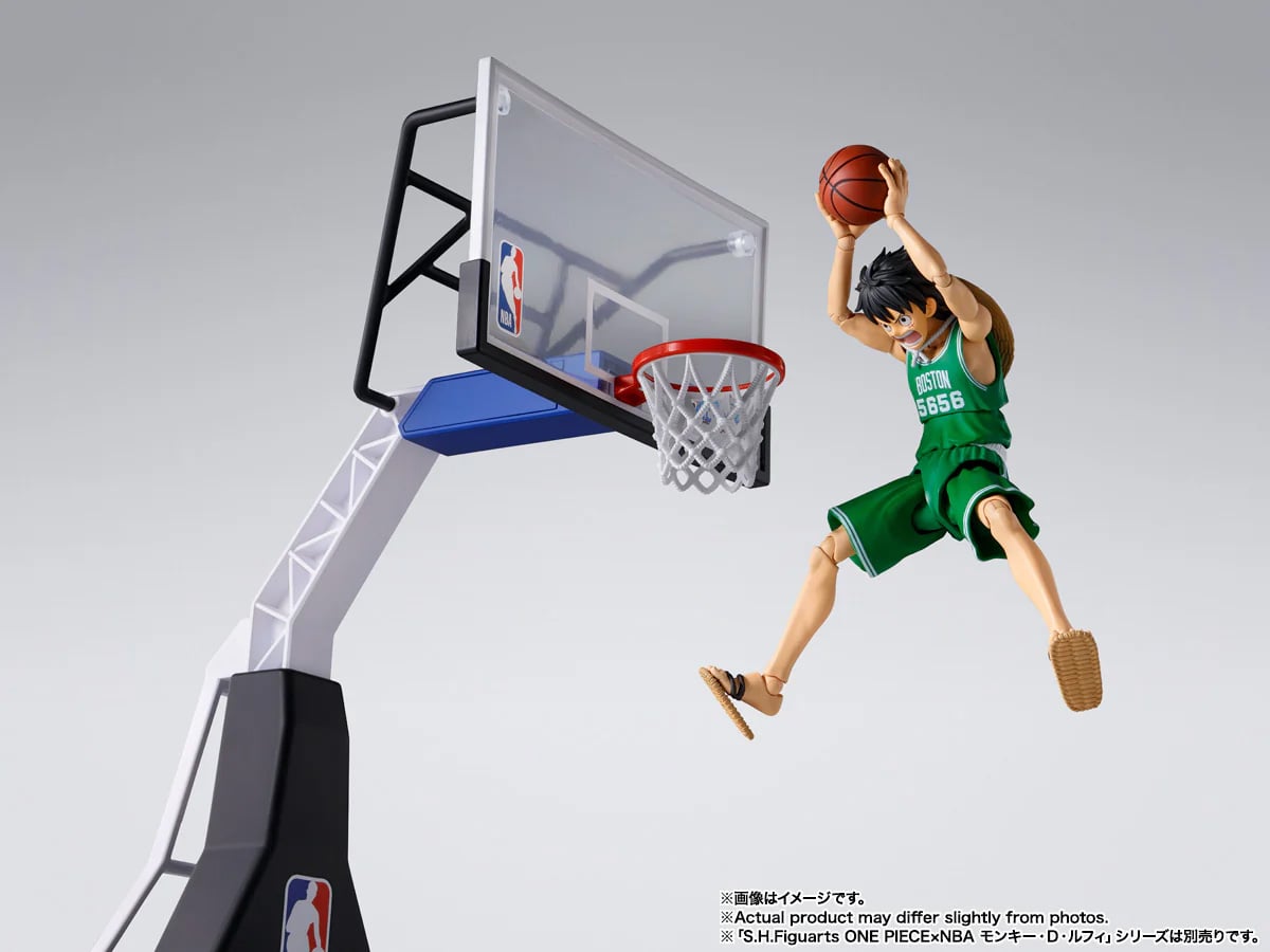 One Piece x NBA S.H.Figuarts Monkey D. Luffy (Boston Celtics