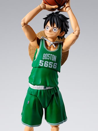 One Piece x NBA S.H.Figuarts Monkey D. Luffy (Boston Celtics